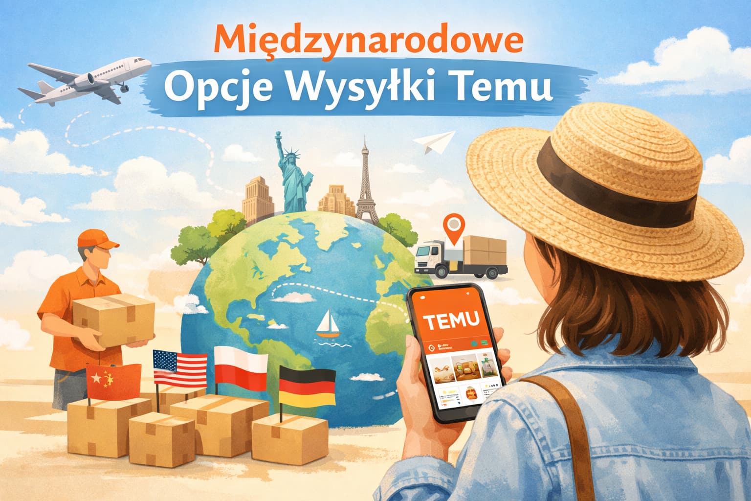 Międzynarodowe opcje wysyłki Temu – wygodne zakupy bez granic