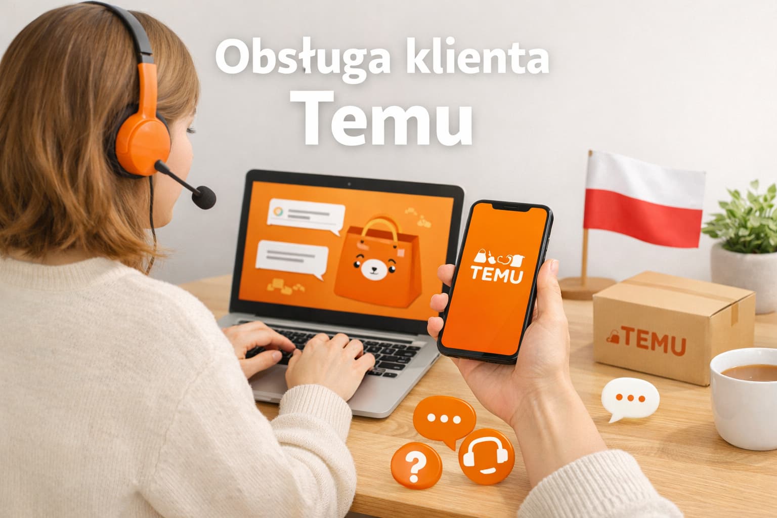 Obsługa klienta Temu tukena turvallisessa ostamisessa