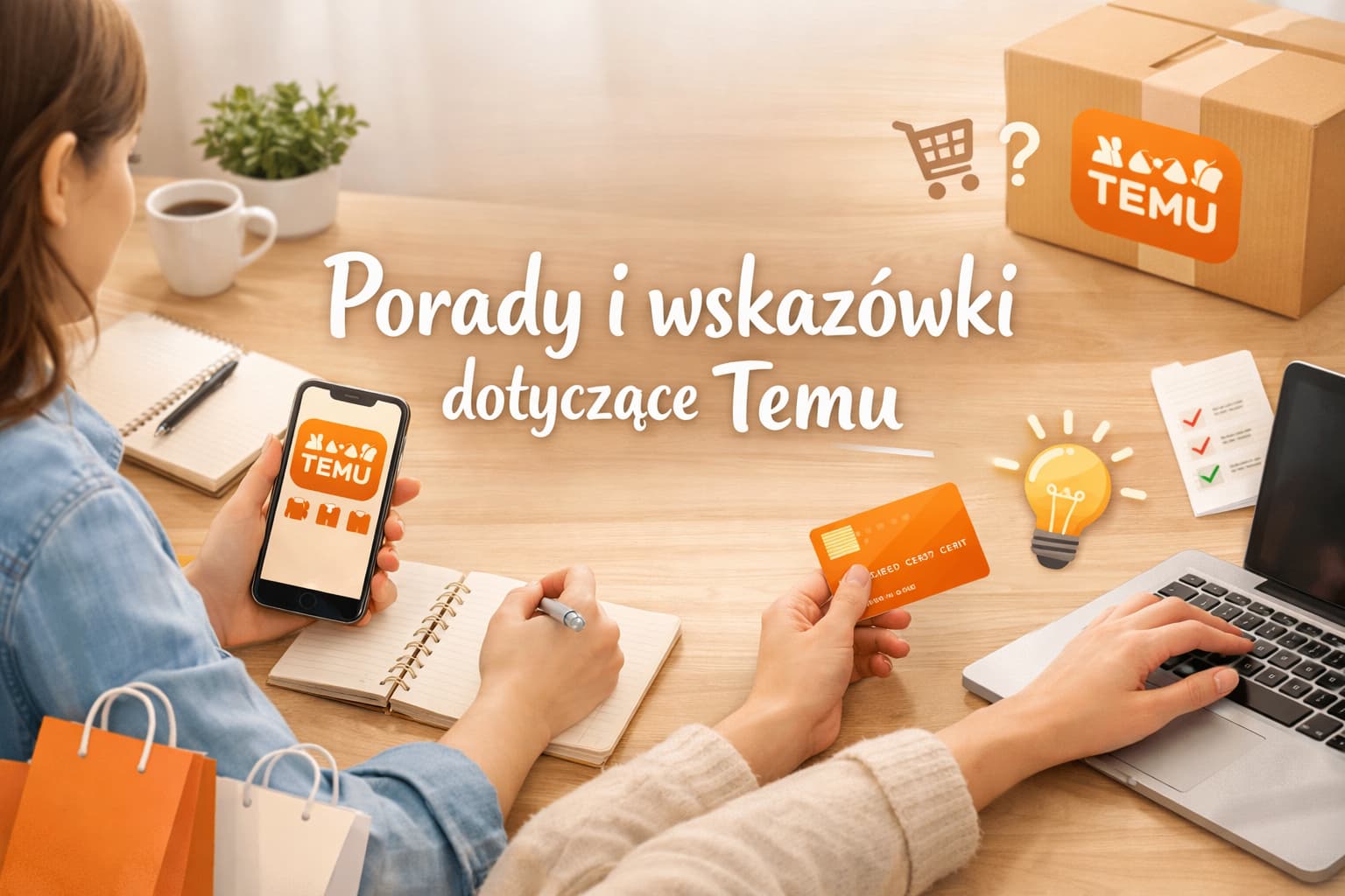 Porady i wskazówki dotyczące Temu dla użytkowników aplikacji