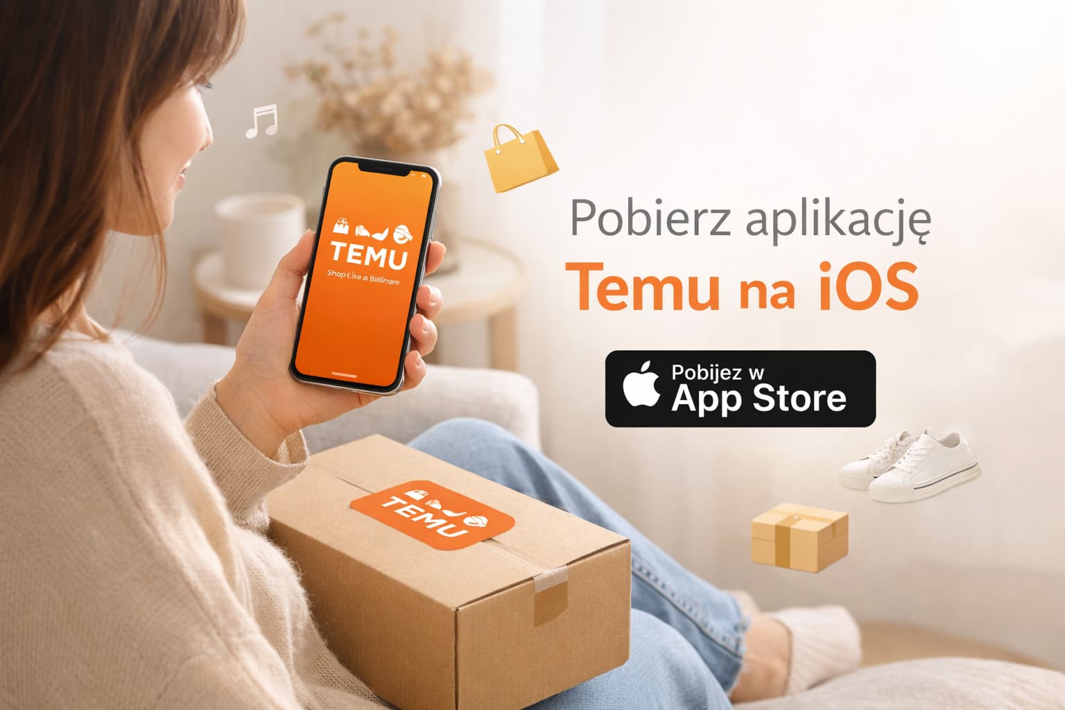 Pobierz aplikację Temu na iOS i kupuj wygodniej