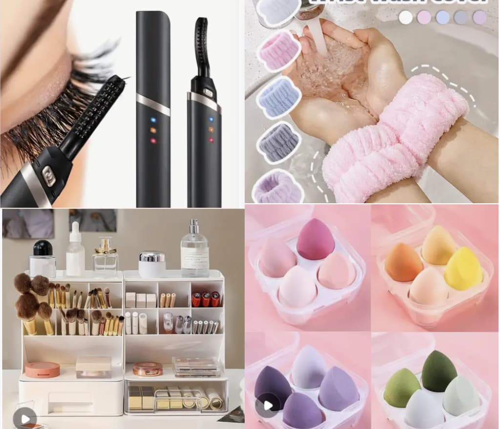 Rodzaje kosmetyków dostępnych w promocjach Temu