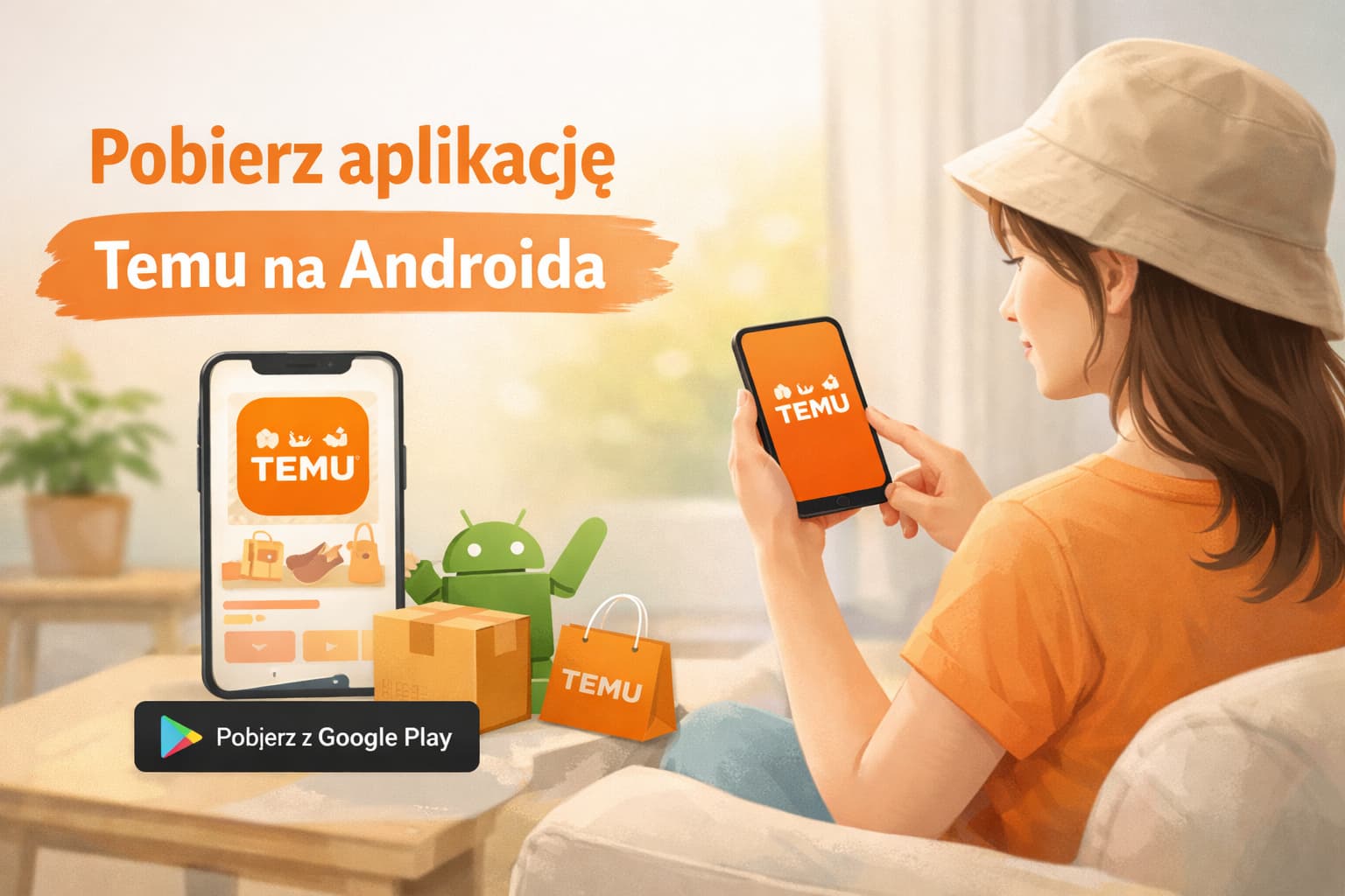 Pobierz aplikację Temu na Androida i odkryj tanie zakupy