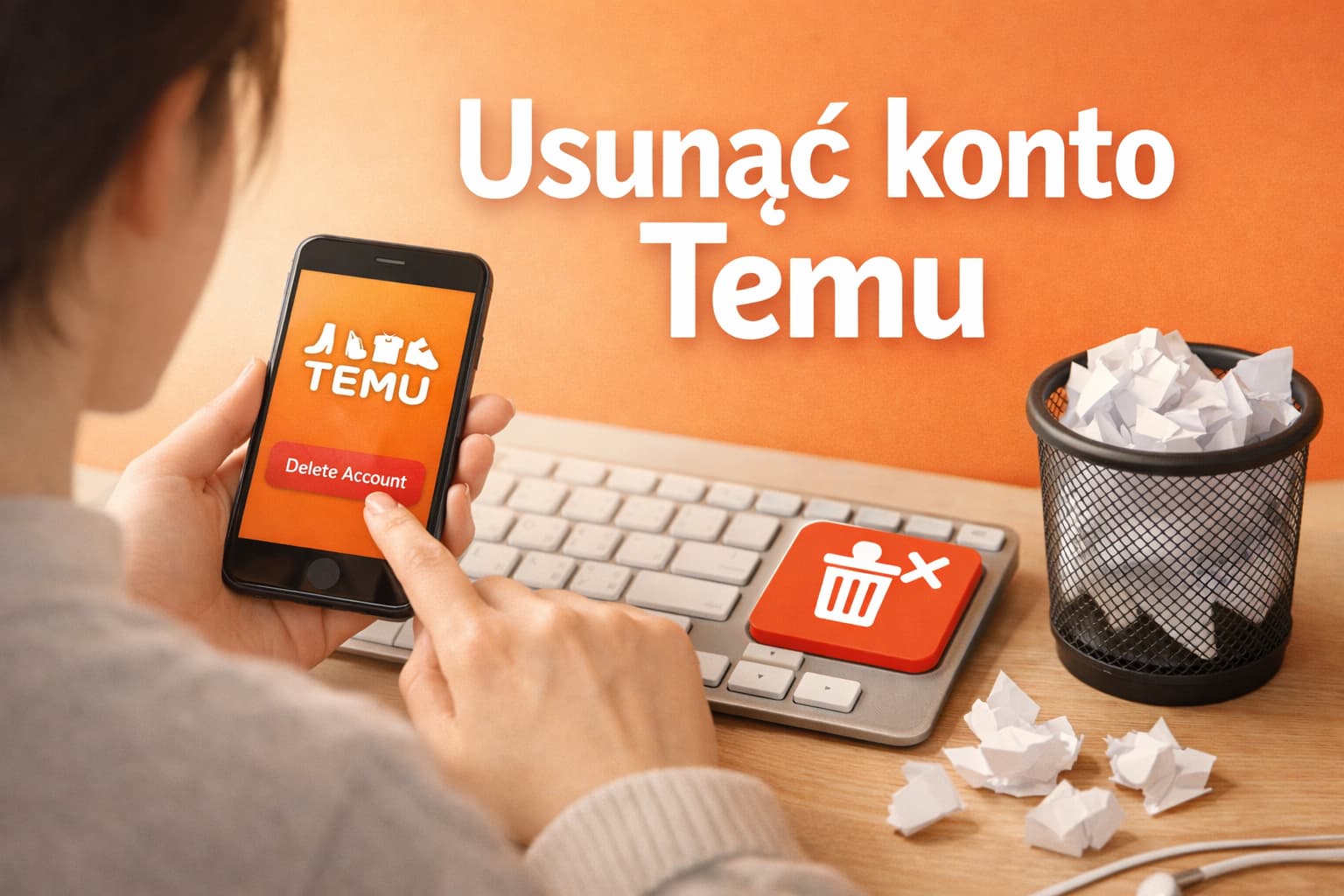Chcesz usunąć konto Temu? Oto prosty poradnik