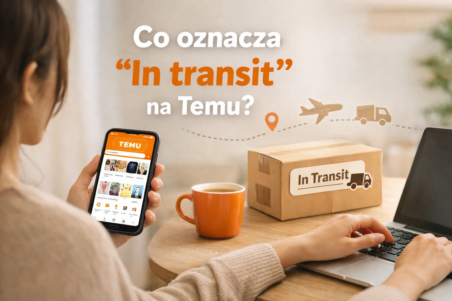 Co oznacza „in transit” na Temu i jak śledzić przesyłkę