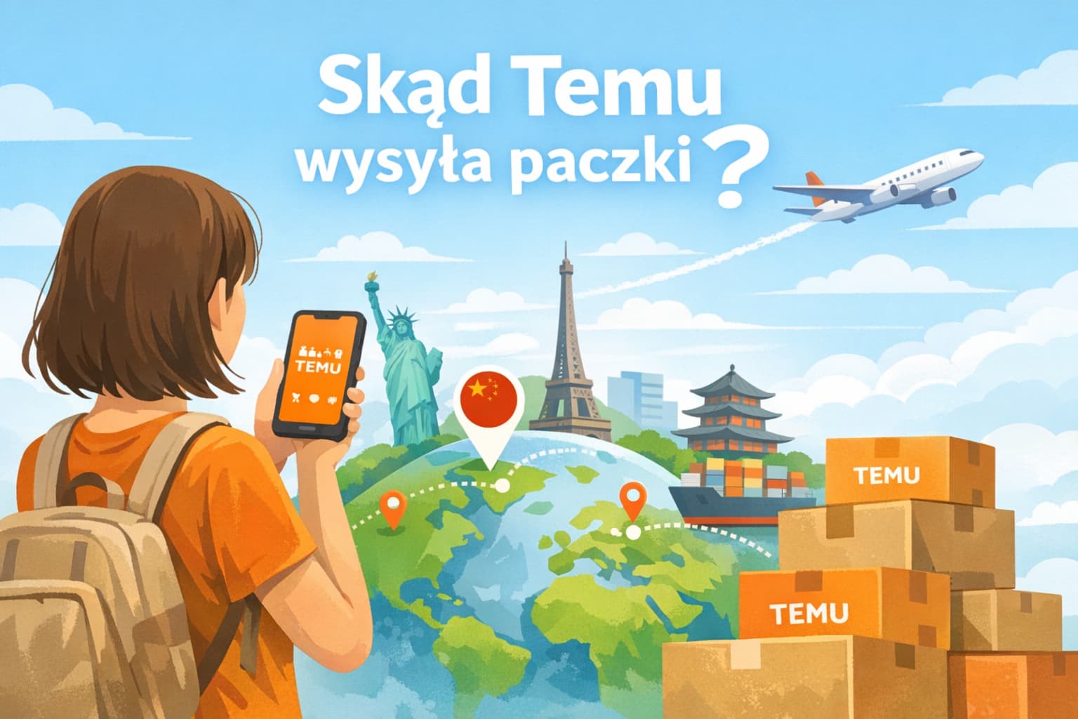Skąd Temu wysyła paczki do Polski i ile trwa dostawa